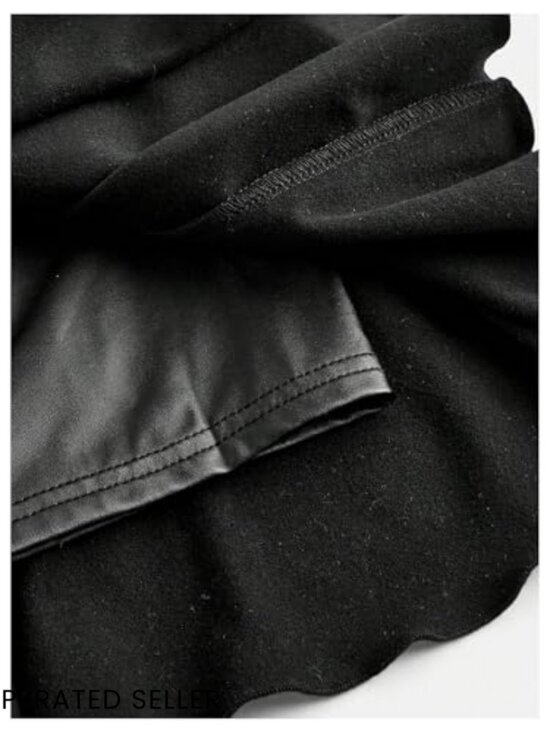 Girls High Waisted Ruffle Layered Mini Skirt Flowy Skater Tennis Style - Picture 5 of 5